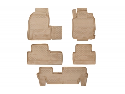 Коврики в салон Element 5 полиуретан бежевые для Honda Odyssey RA6 JDM 1993-2003