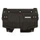 Защита картера и КПП Шериф сталь 2 мм для Volkswagen Polo/Skoda Rapid/Roomster/Fabia 2006-2020