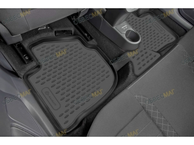 Коврики в салон полиуретан 4 штуки Element для Mitsubishi Pajero 4 2006-2021
