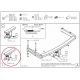 Фаркоп оцинкованный Galia шар A для Audi A4/Volkswagen Passat B5/Skoda Superb 1996-2008