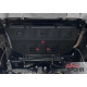 Защита топливного бака + комплект крепежа, АвтоБРОНЯ, Сталь для BAIC Beijing BJ40 2023-н.в.,  V-2.0T, АКПП, 4WD