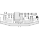 Фаркоп оцинкованный для Changan CS95 2023-н.в. крепление шара на двух болтах