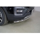 Защита передняя нижняя 42,4 мм ТСС для Changan CS55 2WD 1.5T 2017 – н.в.