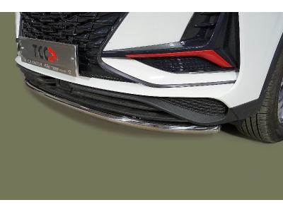 Защита передняя нижняя 42,4 мм ТСС для Changan CS75 plus II 2022 – н.в.