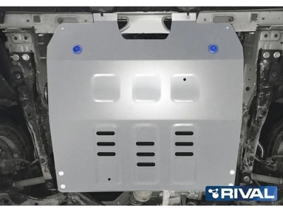 Защита картера + комплект крепежа, RIVAL, Алюминий для Changan CS85 2023-н.в.