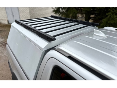 Экспедиционный багажник на крышу кунга Silver для Jac T6 (4WD) 2.0T (бенз) 2021-н.в.