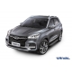 Порог-площадка "Black" F173ALB + комплект крепежа, RIVAL для Chery Tiggo 4 2019-/ 4 Pro 2022-н.в.