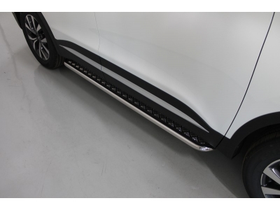 Пороги с площадкой 42,4 мм для Chery Tiggo 7 PRO MAX 4WD 2025-н.в.