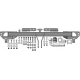 Фаркоп с оцинк. шаром для Chery Tiggo 8 2020-2024, Chery Tiggo 8 Pro 2021-2024, Chery Tiggo 8 Pro Max 2022-н.в. крепление шара на двух болтах