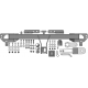 Фаркоп для Chery Tiggo 8 2020-2024, Chery Tiggo 8 Pro 2021-2024, Chery Tiggo 8 Pro Max 2022-н.в., Tenet T8 2025-н.в. съемное крепление шара под американский квадрат