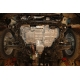 Защита картера двигателя, КПП (2 мм, сталь) для Chevrolet Captiva 2011-2014 (V = 2.4 167 л.с. АКПП 4WD), Opel Antara 2010-2014 (V = 2.4)