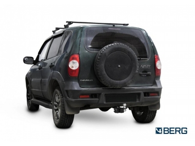 Фаркоп для Chevrolet Niva 2002-2020, Lada Niva 2020-2021, Lada Niva Travel 2021-н.в. съемное крепление шара под американский квадрат