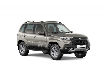 Защита порогов вогнутая d=63 мм (ППК) ШАГРЕНЬ для Chevrolet Niva 2008-2020, Lada Niva 2020-2021, Lada Niva Travel 2021-н.в.