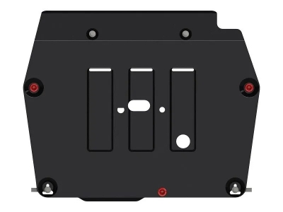 Защита картера двигателя, КПП (2 мм, сталь) для Dongfeng AX7 2015-2019 (V = 2.0 AT/MT FWD)