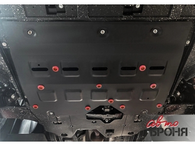 Защита картера + КПП (сталь) + комплект крепежа для Dongfeng Shine / Shine GS 2019-н.в. (V - 1.5, робот, передний привод)