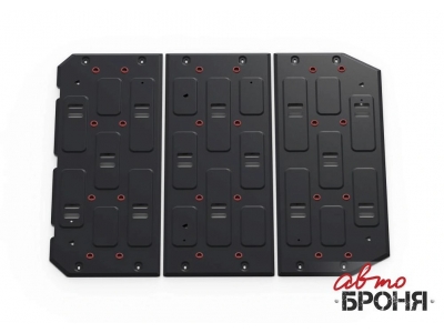 Защита АКБ (сталь) + комплект крепежа для Evolute I-Pro 2022-н.в. (V - все) (3 часть)