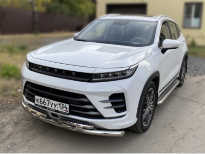 Пороги лист d-60 Технотек для Exeed LX 1.5L Turbo 2WD 2022 – н.в. 