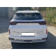 Защита заднего бампера двойная d-60+43  для Exeed LX 1.5L Turbo 2WD 2022 – н.в. 