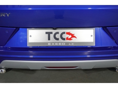Рамка номерного знака (комплект) ТСС для Exeed LX 1.5L Turbo 2WD 2022 – н.в.