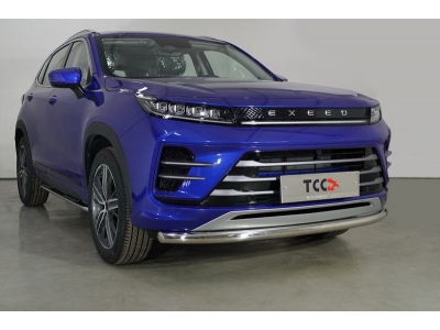 Защита передняя нижняя 60,3 мм ТСС для Exeed LX 1.5L Turbo 2WD 2022 – н.в. 