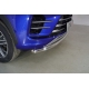 Защита передняя нижняя 60,3 мм ТСС для Exeed LX 1.5L Turbo 2WD 2022 – н.в. 