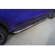 Пороги с площадкой 75х42 мм ТСС для Exeed LX 1.5L Turbo 2WD 2022 – н.в. 