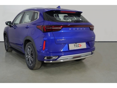 Защита задняя 42,4 мм ТСС для Exeed LX 1.5L Turbo 2WD 2022 – н.в.