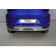 Защита задняя (овальная) 75х42 мм ТСС для Exeed LX 1.5L Turbo 2WD 2022 – н.в.