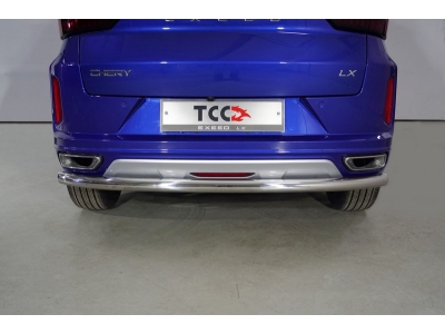 Защита задняя 60,3 мм ТСС для Exeed LX 1.5L Turbo 2WD 2022 – н.в.