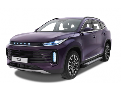 Порог-площадка "BMW-Style" D180AL + комплект крепежа для Exeed TXL 2020-н.в.