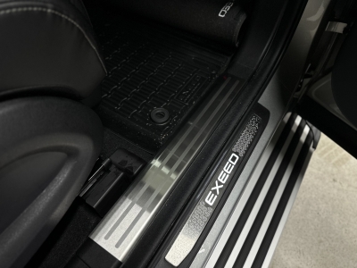Накладки на пластиковые пороги (лист шлиф с полосой) 4шт для Exeed VX 2.0L 4WD 2023-н.в.
