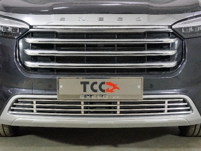 Решетка радиатора 12 мм (без круизконтроля) ТСС для Exeed VX 2.0L 4WD 2021 – н.в.