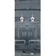 Защита картера двигателя, КПП (1,5 мм, сталь) для FAW Bestune T99 2022-н.в.