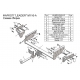 Фаркоп для Mitsubishi L200 2013-2015, в т.ч. Long (длинная база), FIAT Fullback 2016-2019 с условно-съемным креплением шара (на 2 болтах)