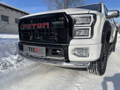 Защита передняя нижняя 76,1 мм для Foton Tunland G9 2.0 Diesel АКПП 4WD 2021-н.в.