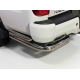 Защита задняя (уголки двойные) 76,1/42,4 мм для Foton Tunland G9 2.0 Diesel АКПП 4WD 2021-н.в.
