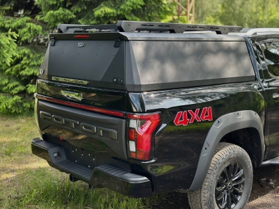 Кунг (алюминий Premium Black) 2мм для Foton Tunland V7 2.0 Diesel АКПП 4WD 2024-н.в.