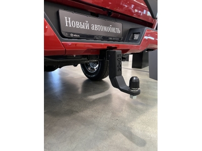 Фаркоп (Black, шар E, надпись Foton) для Foton Tunland V7 2.0 Diesel АКПП 4WD 2024-н.в.