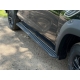 Пороги алюминиевые "Slim Line Silver" 2120 мм для Foton Tunland V9 2.0 Diesel АКПП 4WD 2025-н.в.