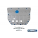 Защита картера и КПП + комплект крепежа Rival, Алюминий GAC GS8 2023-н.в., V-2.0, АКПП, 4WD.