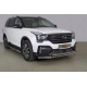 Защита передняя нижняя (двойная) 60,3/42,4 мм ТСС для GAC GS8 2019-2021