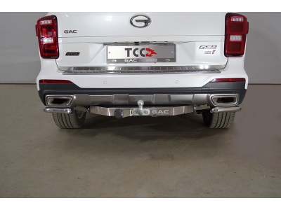Защита задняя (уголки) 42,4 мм ТСС для GAC GS8 2019-2021