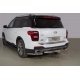 Защита задняя (уголки) 60,3 мм ТСС для GAC GS8 2019-2021