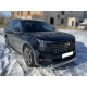 Защита переднего бампера с подгибами двойная d-60+43 Технотек для GAC GS8 II Рестайлинг 2021 – н.в.