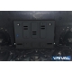 Защита картера + комплект крепежа, Rival, Сталь для Geely Emgrand SS11,  V-1.5, МКПП, АКПП, передний, 2023-н.в.