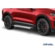 Порог-площадка "Silver" F180AL + комплект крепежа для Geely Tugella 2020-н.в.