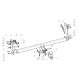 Фаркоп для Great Wall Poer 2021-н.в. съемное крепление шара под американский квадрат