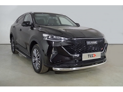 Защита передняя нижняя 60,3 мм ТСС для Haval F7 2022 – н.в.