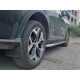Пороги с листом d-60 Технотек для Haval F7X 2022 – н.в.
