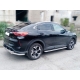 Защита заднего бампера двойная d-60+43 Технотек для Haval F7X 2022 – н.в.